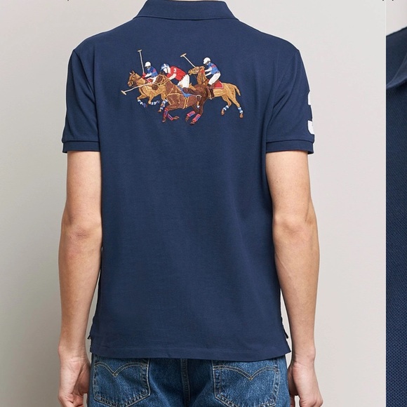 Polo Ralph Lauren Pony-embroidered polo shirt men’s L - Picture 10 of 10